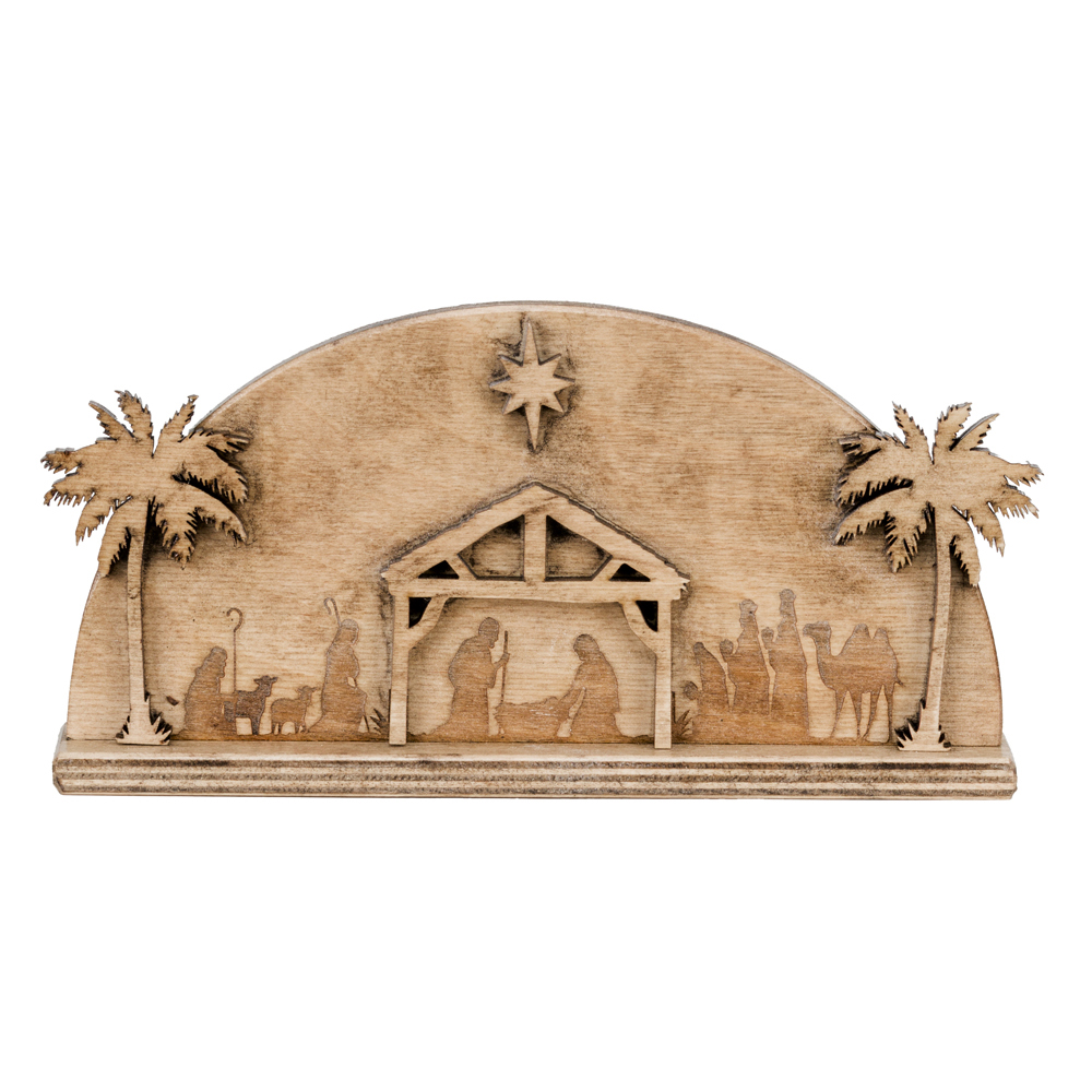Nativity Arched 8"