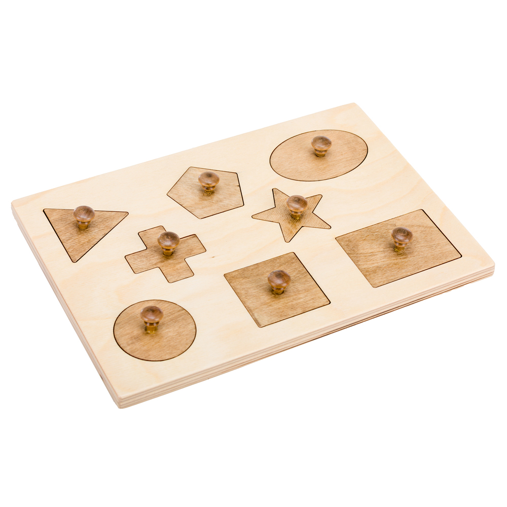 Puzzle Board with Shapes - Image 3