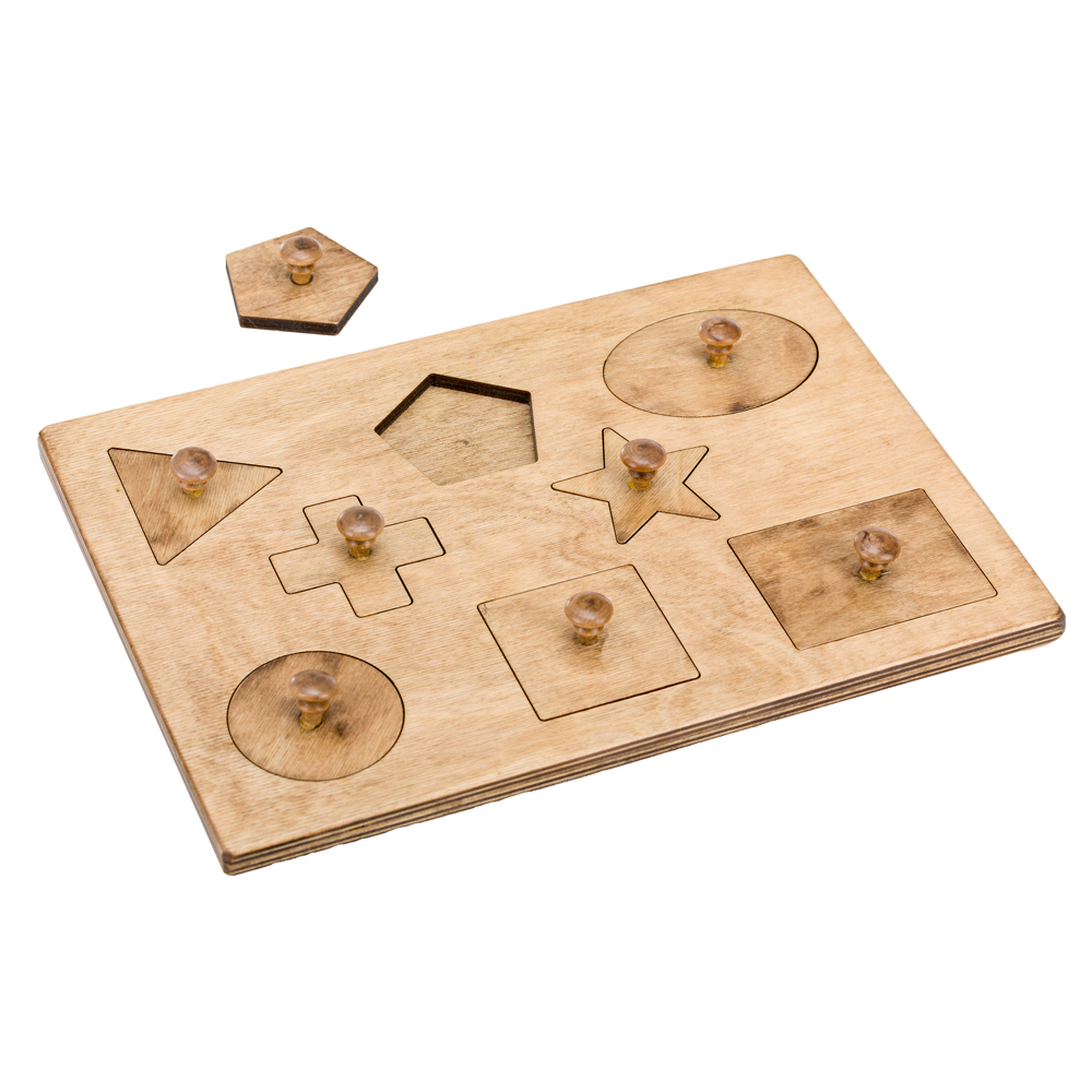 Puzzle Board with Shapes - Image 4